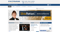 Desktop Screenshot of patrianieventos.com.br